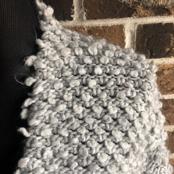 LOFT  Loop Stitch Cardigan Wool Gray - Picture 8 of 11